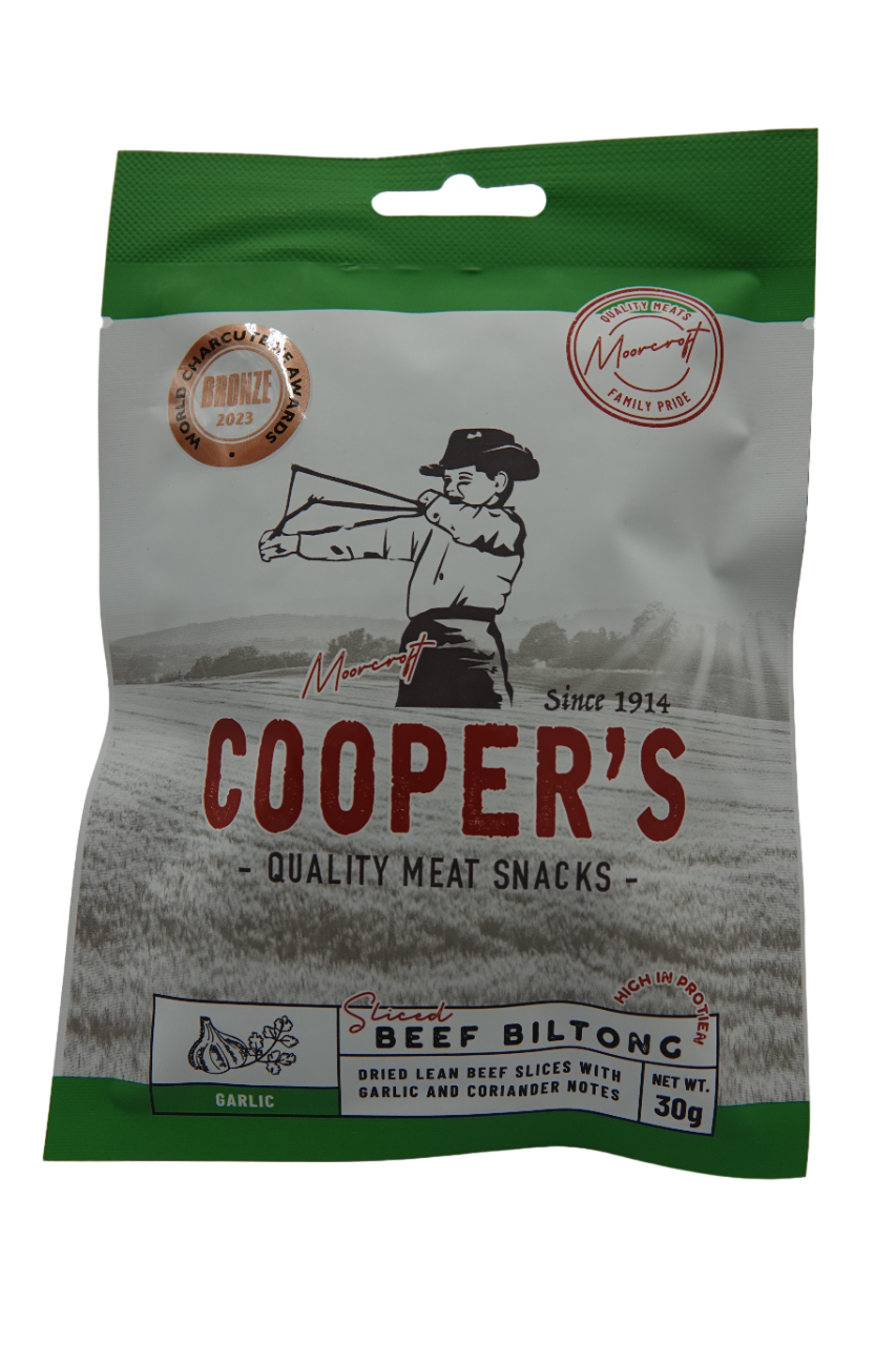 Cooper’s Garlic Biltong (30g)