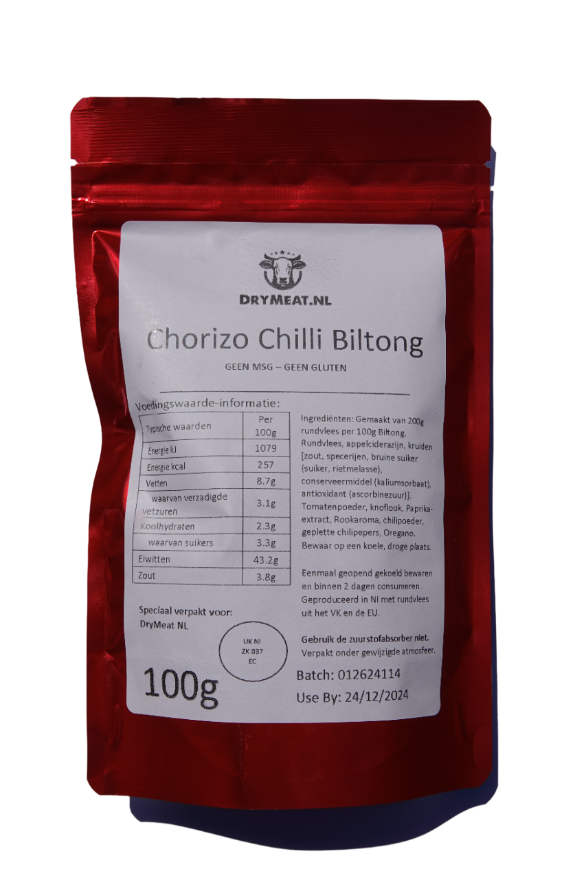 Cooper's Chilli Chorizo ​​Biltong (100g)