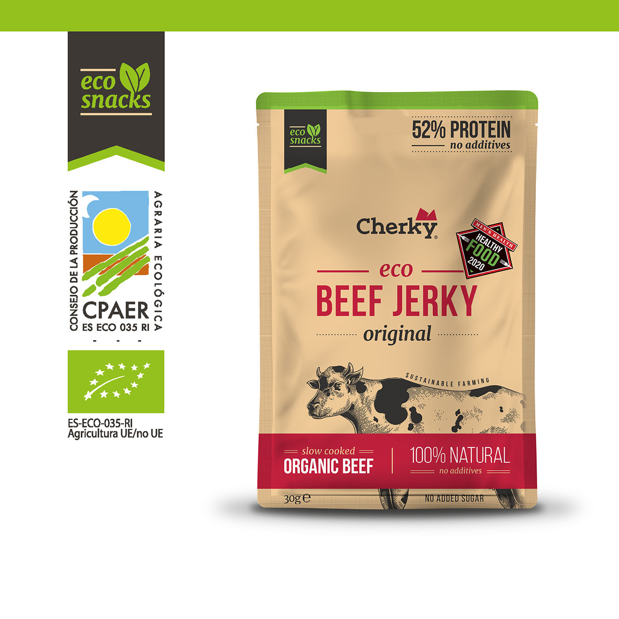 Cherky ECO Beef Jerky Original 30g