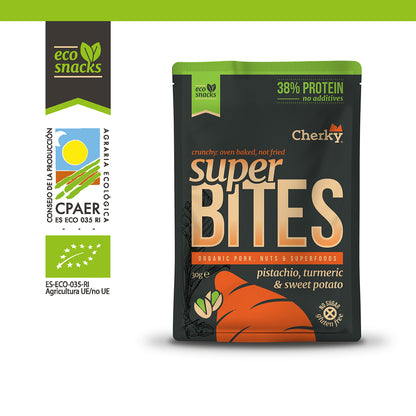 Cherky ECO Pork Superbites with Sweet Potato, Pistachio and Turmeric 30g